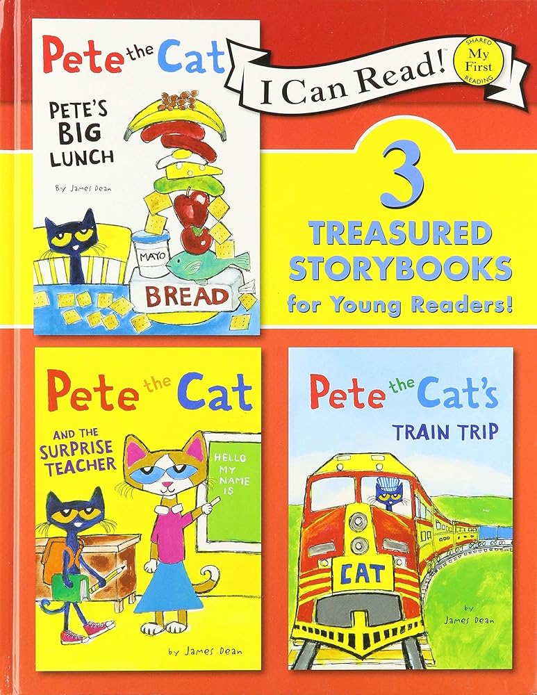 3 IN 1: I CAN READ! PETE THE CAT COLLECTION cover image