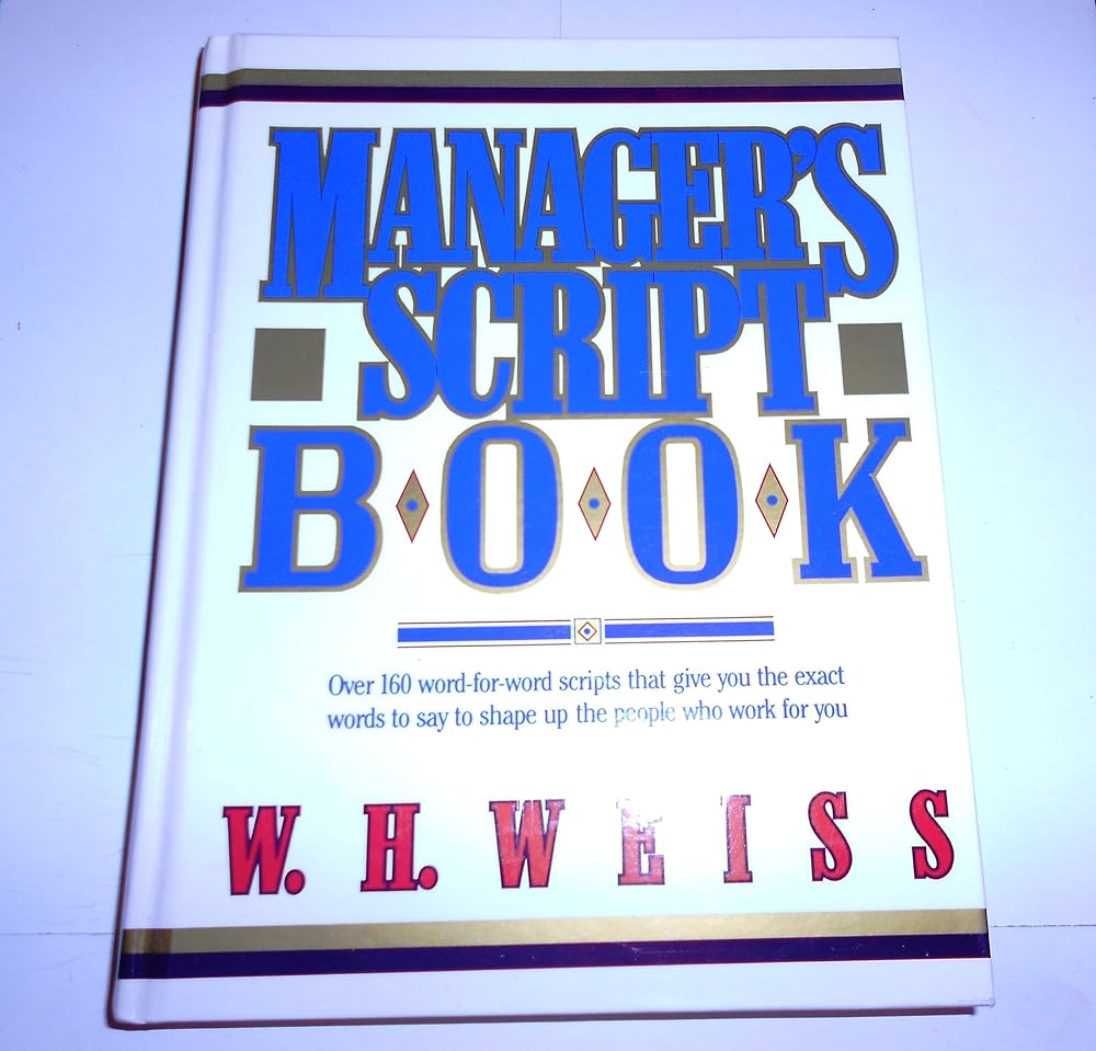 Manager's Script Book cover image