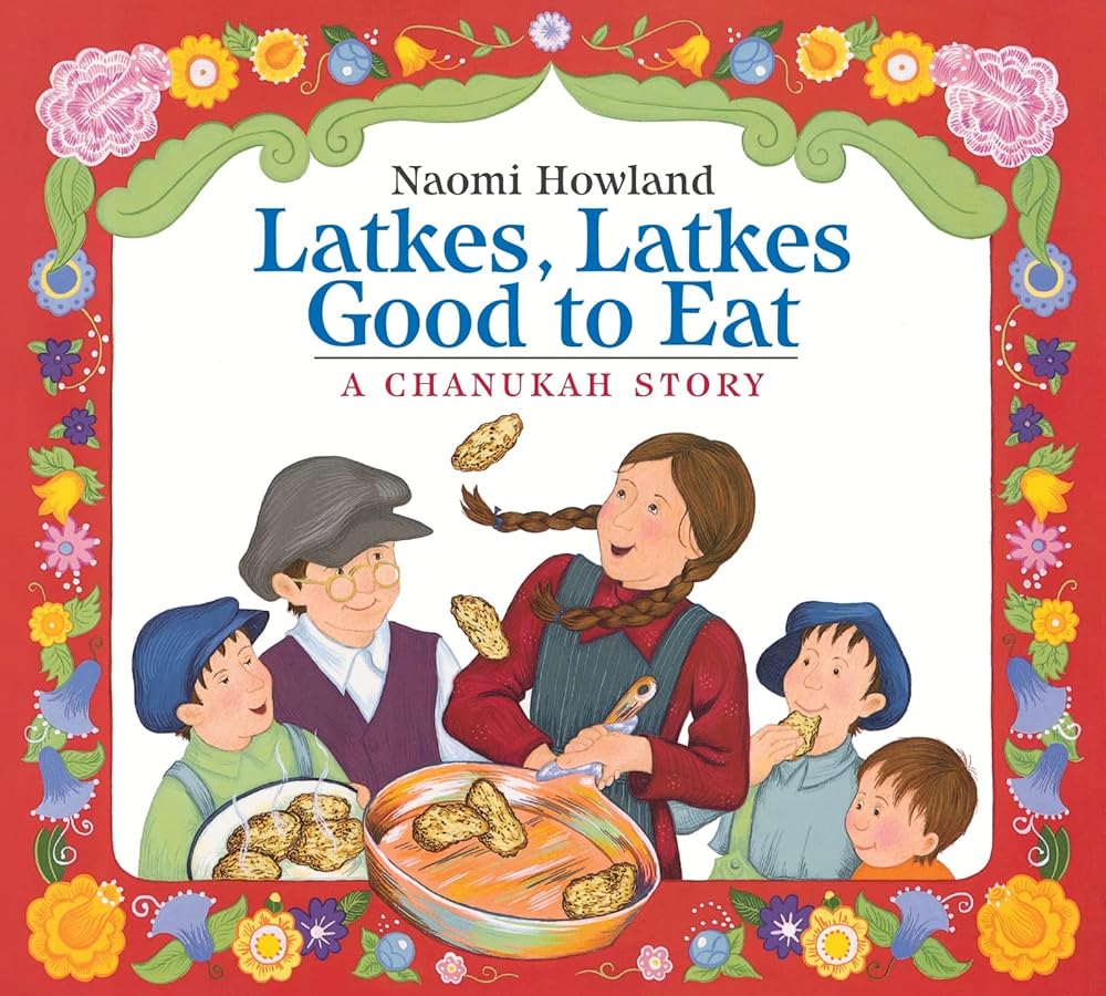 Latkes, Latkes, Good to Eat Board Book: A Hanukkah Holiday Book for Kids (Send a Story) cover image