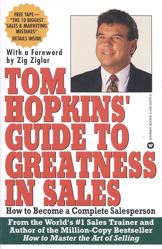 Tom Hopkins Guide to Greatness in Sales: How to Become a Complete Salesperson cover image