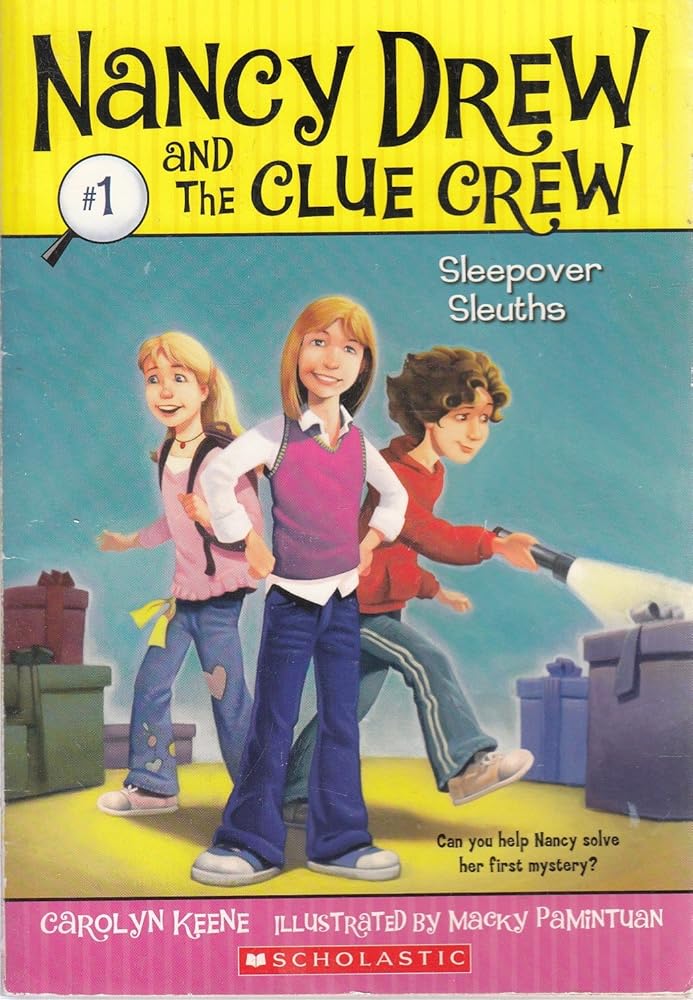'SLEEPOVER SLEUTHS (NANCY DREW AND THE CLUE CREW, NO 1)' cover image