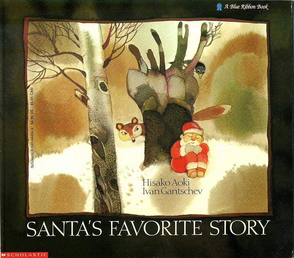 Santa's Favorite Story (Blue Ribbon Book) cover image