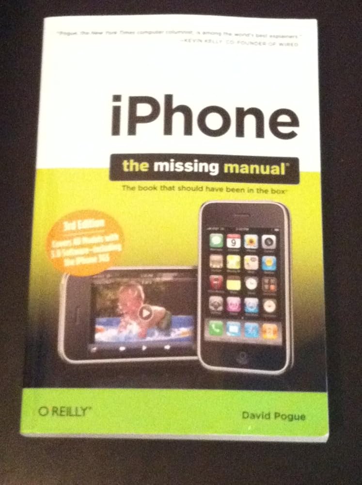 Iphone: Covers All Models With 3.0 Software-including the Iphone 3gs cover image
