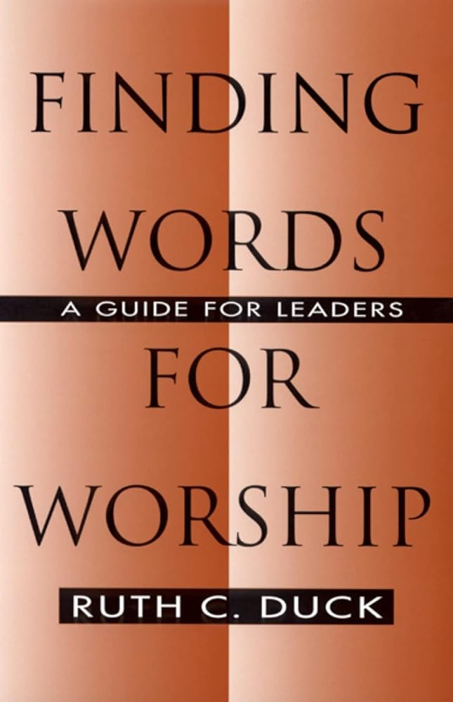 Finding Words For Worship: A Guide For Leaders cover image