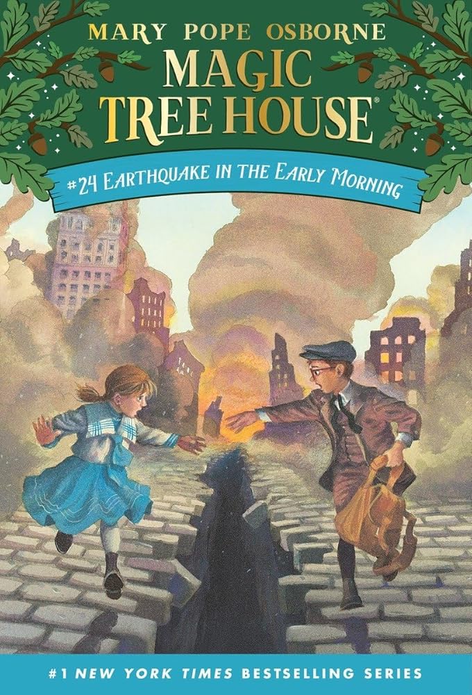 Earthquake in the Early Morning (Magic Tree House #24) (Magic Tree House (R)) cover image