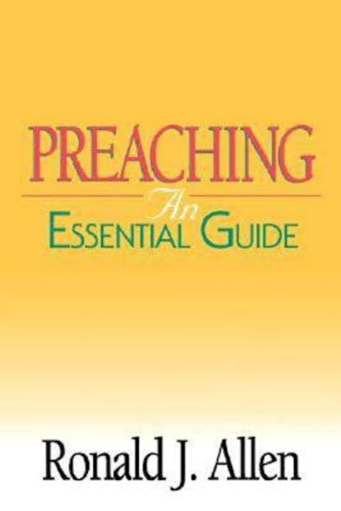 Preaching: An Essential Guide cover image