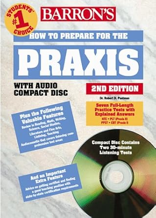 Barron's How to Prepare for the Praxis: Nte, Plt, Ppst-Cbt Subject Assessments Nte Speciality Tests cover image