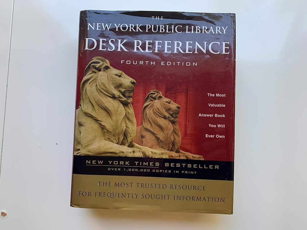 The New York Public Library Desk Reference cover image
