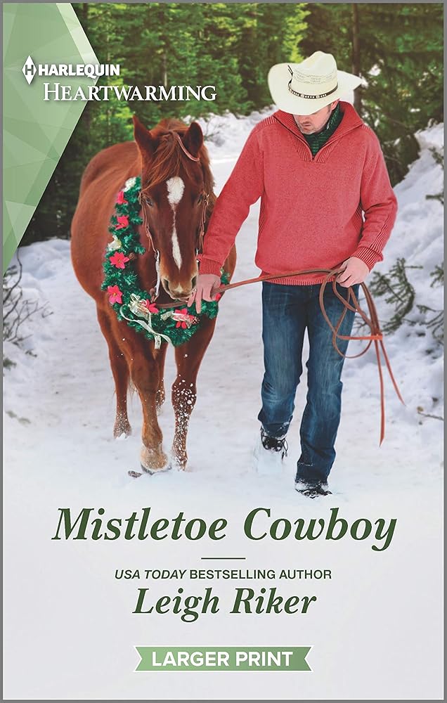 Mistletoe Cowboy: A Clean Romance (Kansas Cowboys, 8) cover image