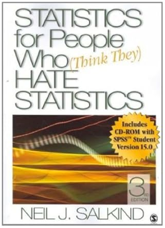 Statistics for People Who (Think They) Hate Statistics cover image