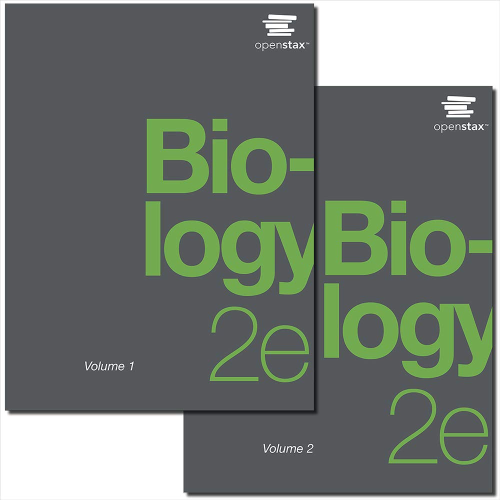 Biology 2e by OpenStax (paperback version, B&W) cover image