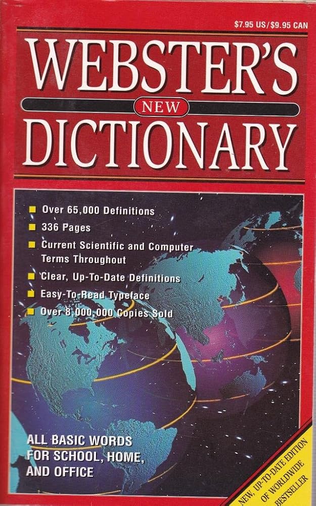 Websters New Dictionary Up to Date Edition cover image