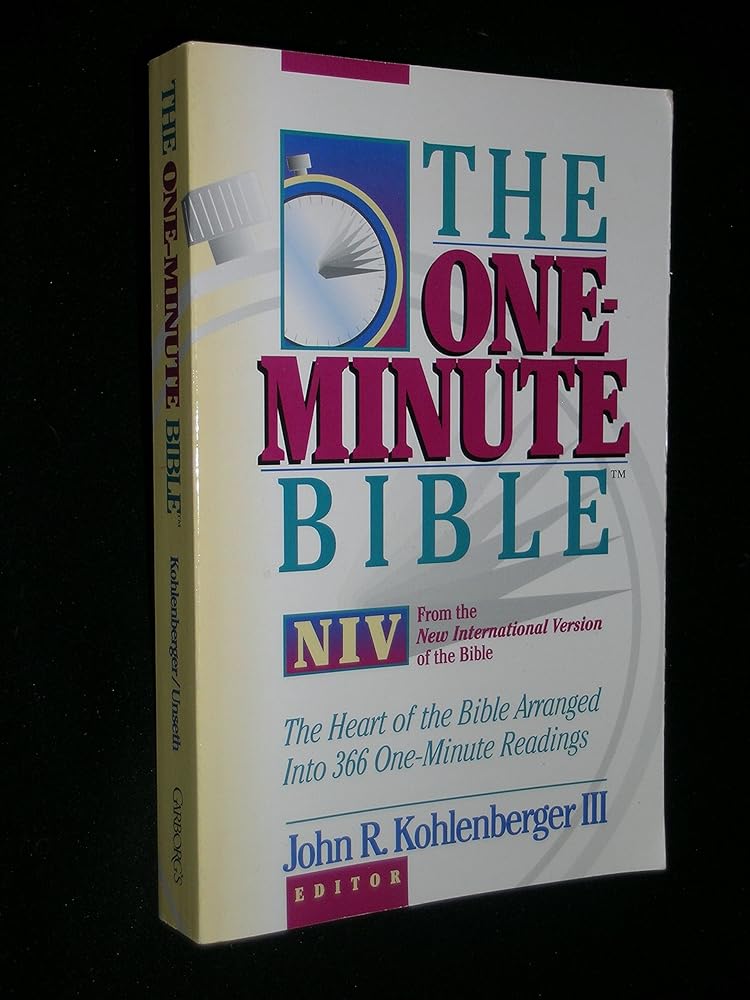 The One-Minute Bible: New International Version cover image