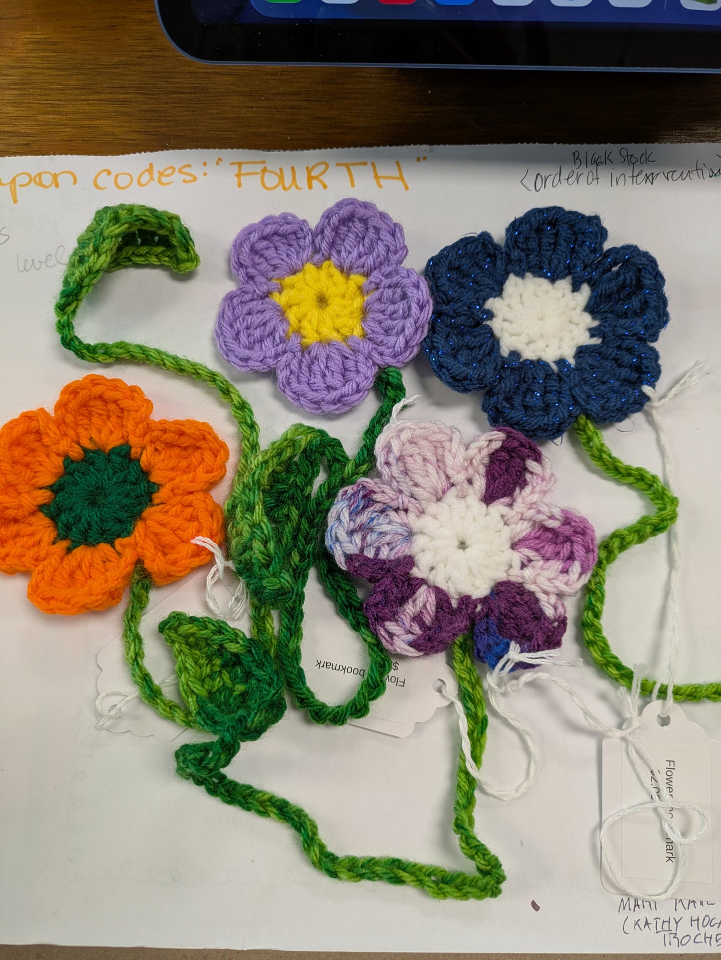 Book Mark - Crochet FLOWER by A Good Hobby