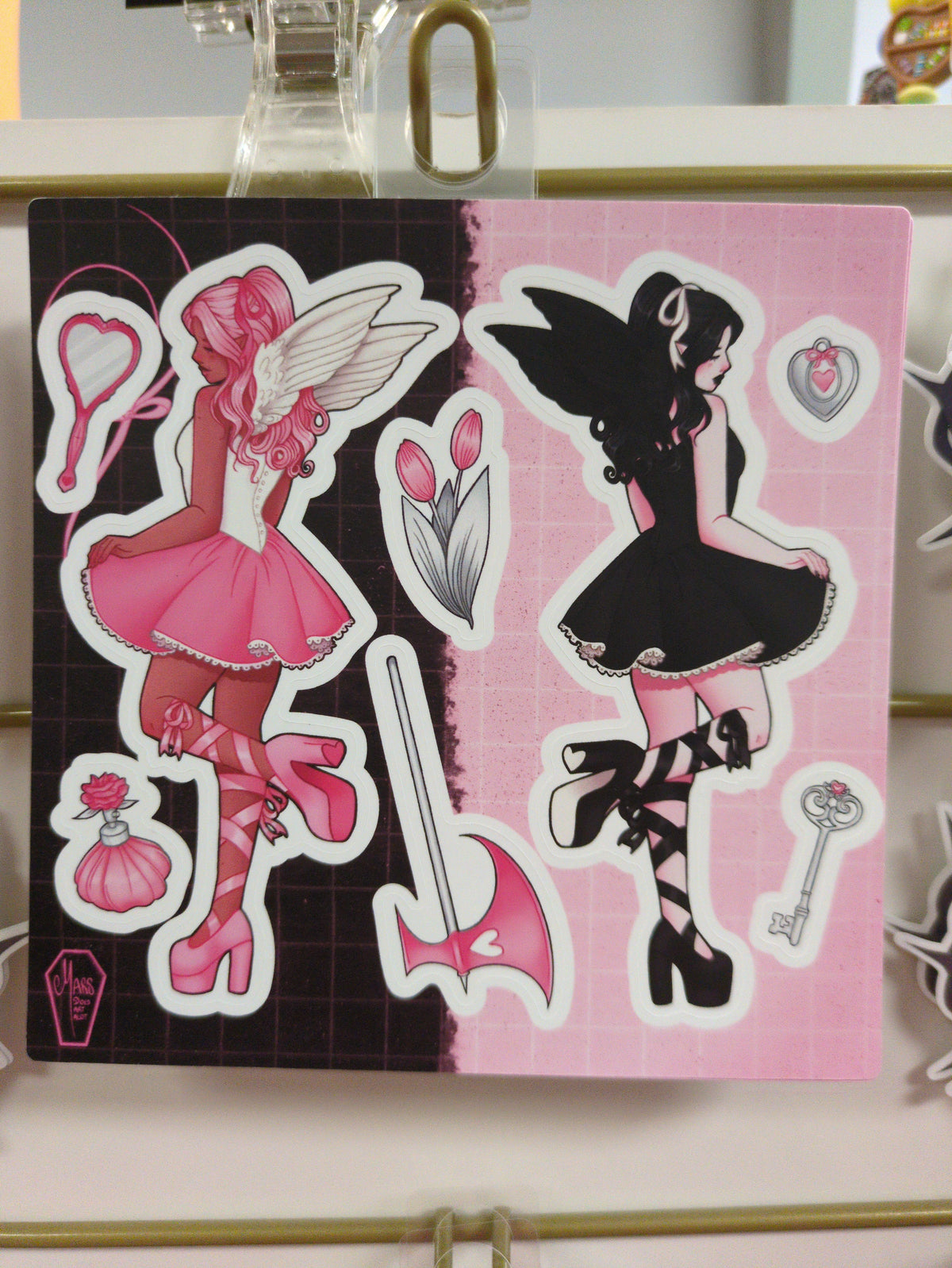 Sticker Sheet - Mars Does Art Alot
