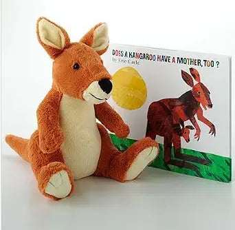 Eric Carle Does a Kangaroo Have a Mother Too? Book & Plush Toy 11" (Bundle) (Kohl's Cares) cover image