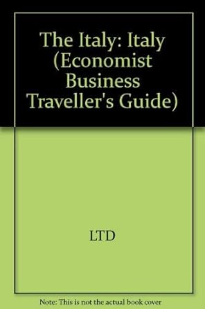 Italy (Economist Business Traveller's Guide) cover image