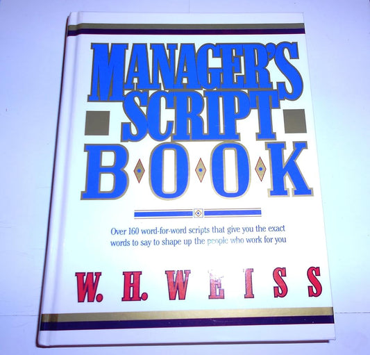 Manager's Script Book cover image