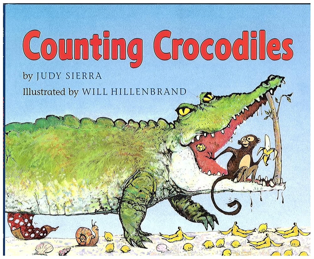 Counting Crocodiles: A Picture Book About a Clever Monkey for Kids (Ages 4-7) cover image