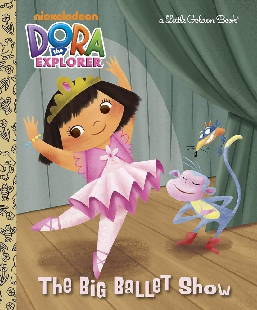The Big Ballet Show (Dora the Explorer) (Little Golden Book) cover image