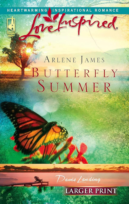 Butterfly Summer (Davis Landing, Book 1) (Larger Print Love Inspired #356) cover image