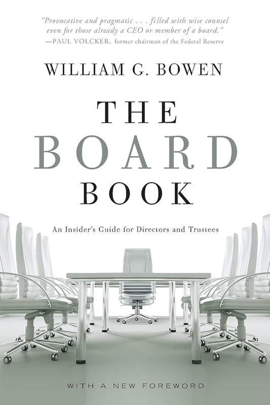 The Board Book: An Insider's Guide for Directors and Trustees cover image