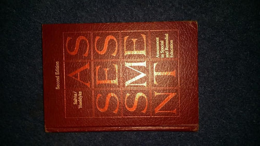 Assessment in special and remedial education cover image