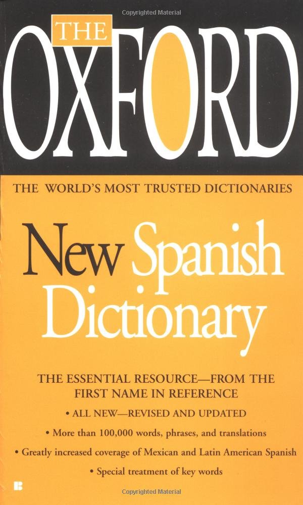 The Oxford new Spanish Dictionary cover image