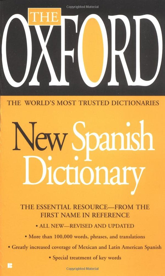 The Oxford new Spanish Dictionary cover image