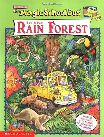 In The Rainforest (Magic School Bus) cover image