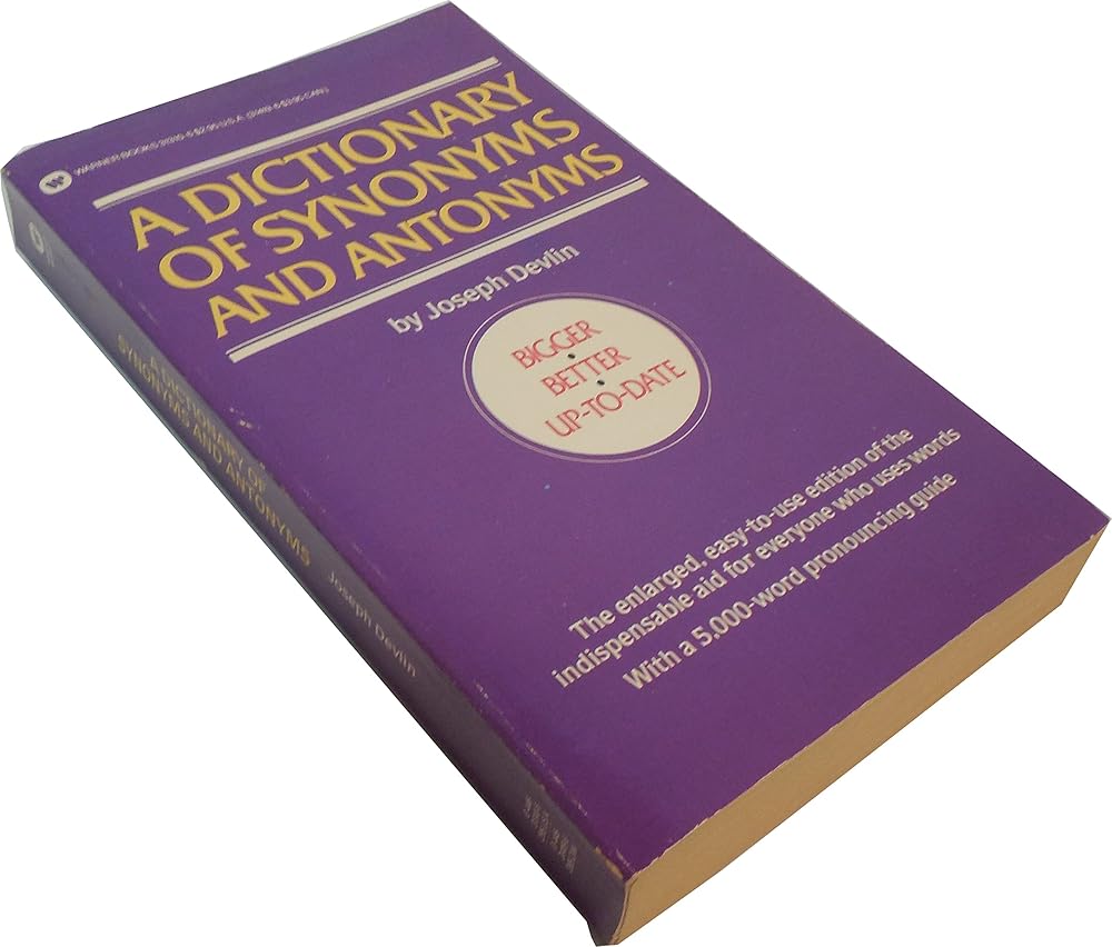 Dictionary of Synonyms & Antonyms cover image