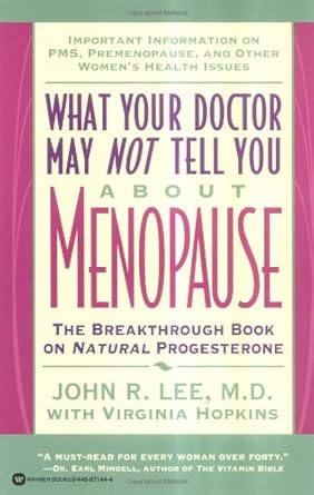 What Your Doctor May Not Tell You About(TM): Menopause: The Breakthrough Book on Natural Progesterone cover image
