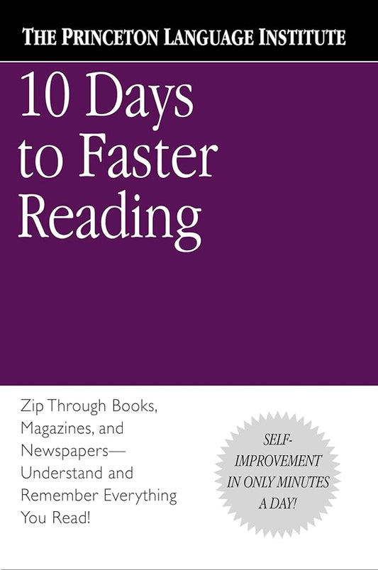 10 Days to Faster Reading cover image