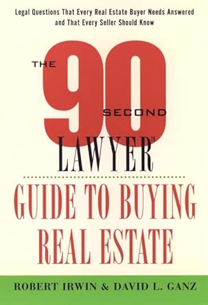 Irwin 90 Second Lawyer Guide to Buying cover image