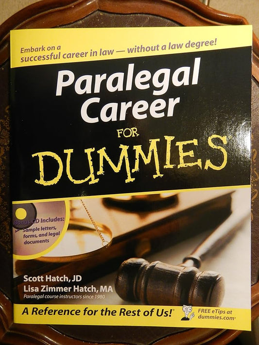 Paralegal Career For Dummies (For Dummies Series) cover image