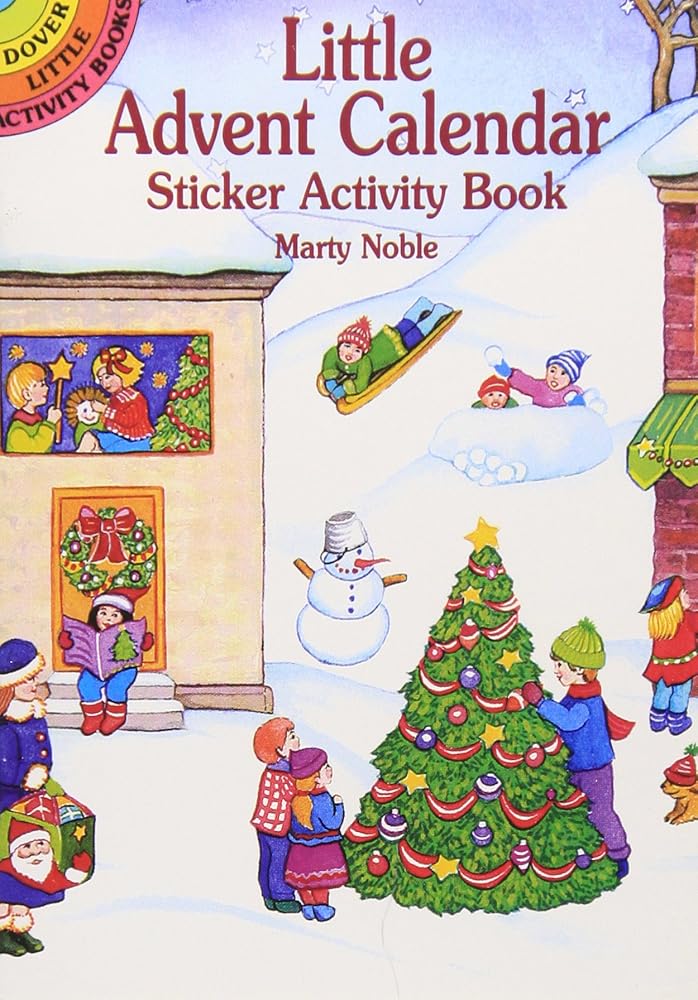 Little Advent Calendar (Dover Little Activity Books: Christmas) cover image