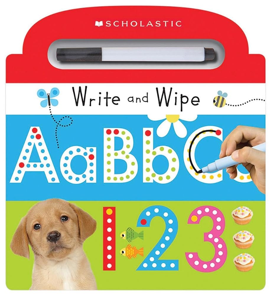 Write and Wipe ABC 123: Scholastic Early Learners (Write and Wipe) cover image