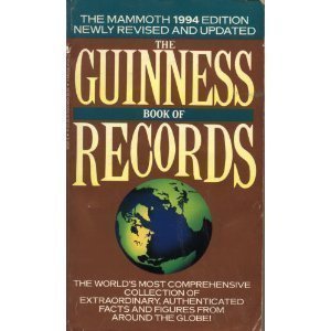 The Guinness Book Of Records 1994 (Guinness Book of Records, 32nd ed) cover image