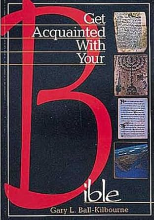 Get Acquainted with Your Bible Student Guide cover image