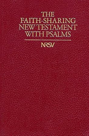 Faith-Sharing NRSV New Testament with Psalms cover image