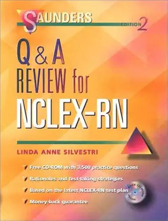 Saunders Q&A Review for NCLEX-RN (Book with CD-ROM for Windows, Individual Version) cover image