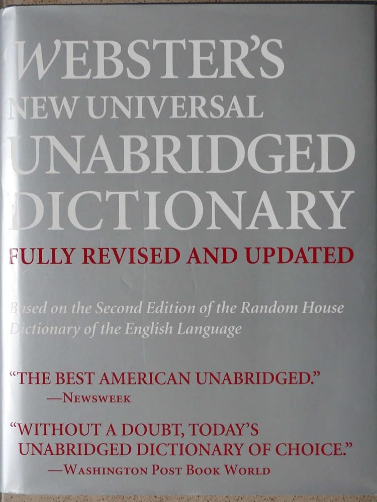 Webster's New Universal Unabridged Dictionary: Fully Revised and Updated cover image