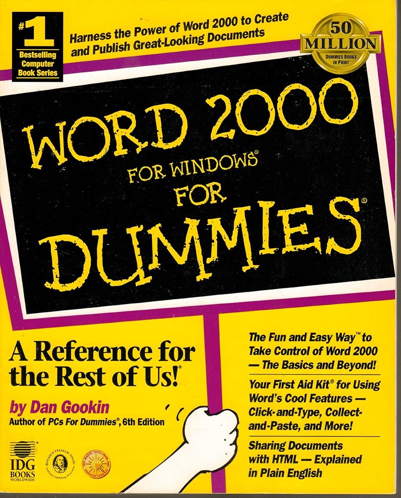 Word 2000 for Windows for Dummies cover image