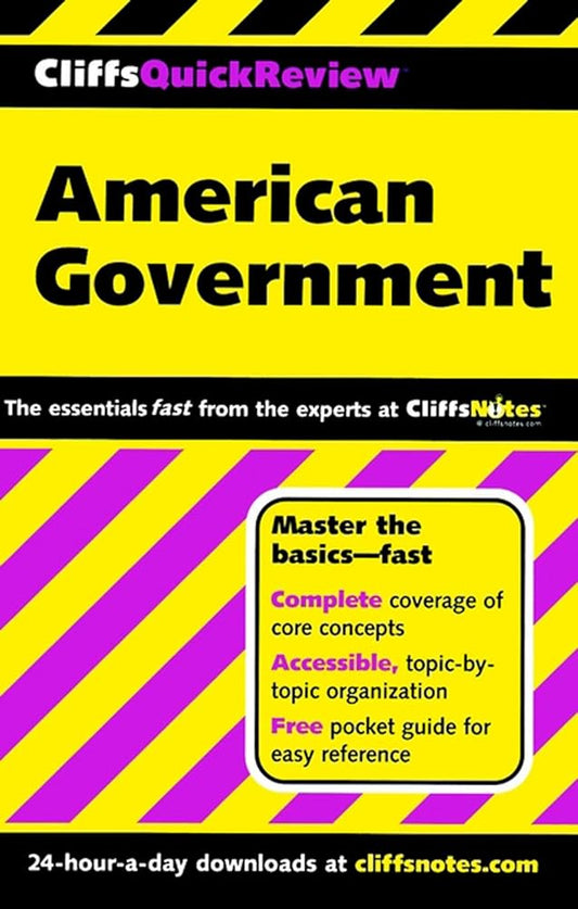 Cliffsquickreview American Goverment (Cliffs Quick Review) cover image