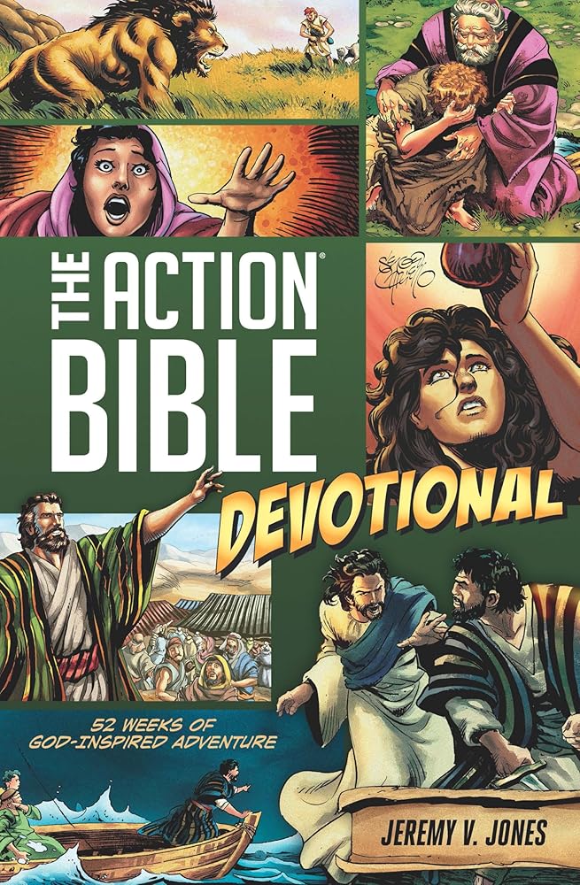 The Action Bible Devotional: 52 Weeks of God-Inspired Adventure cover image