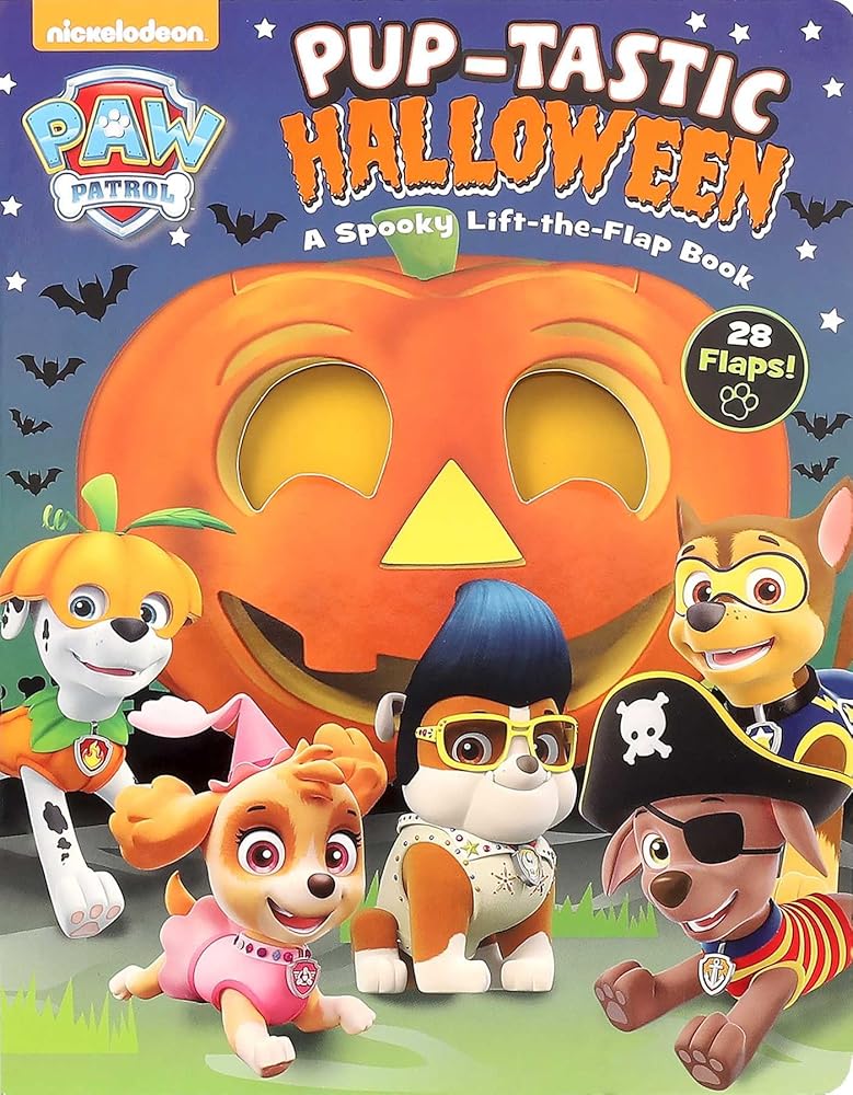 Nickelodeon PAW Patrol: Pup-tastic Halloween: A Spooky Lift-the-Flap Book cover image