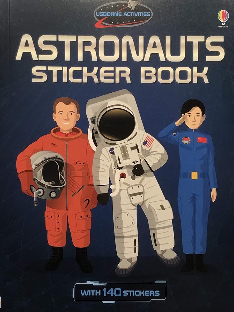 Astronauts Sticker Book cover image
