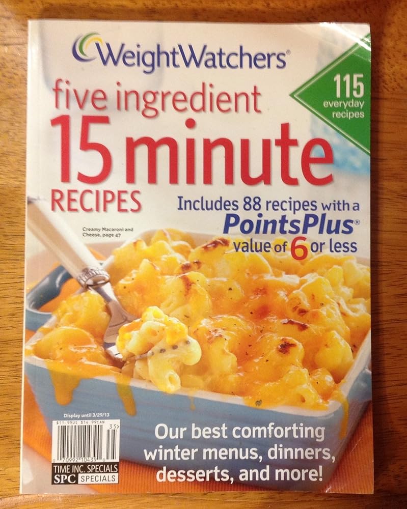Weight Watchers Five Ingredient 15 Minute Recipes Winter 2013 [Single Issue] Magazine cover image