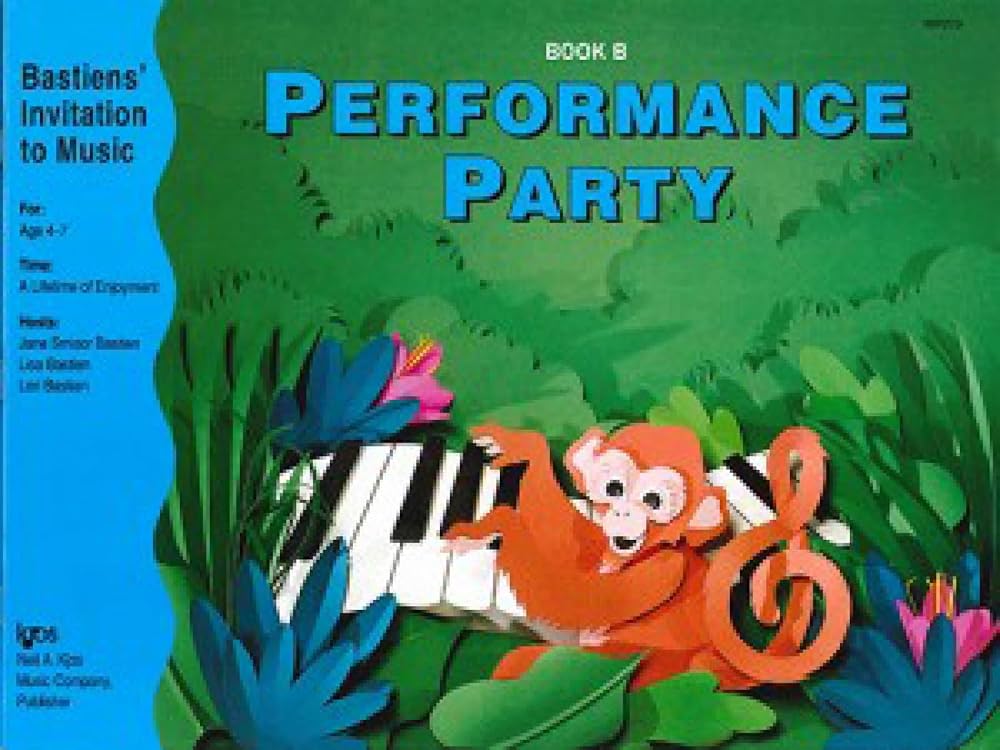 WP279 - Bastiens Invitiation to Music Performance Party Book B cover image