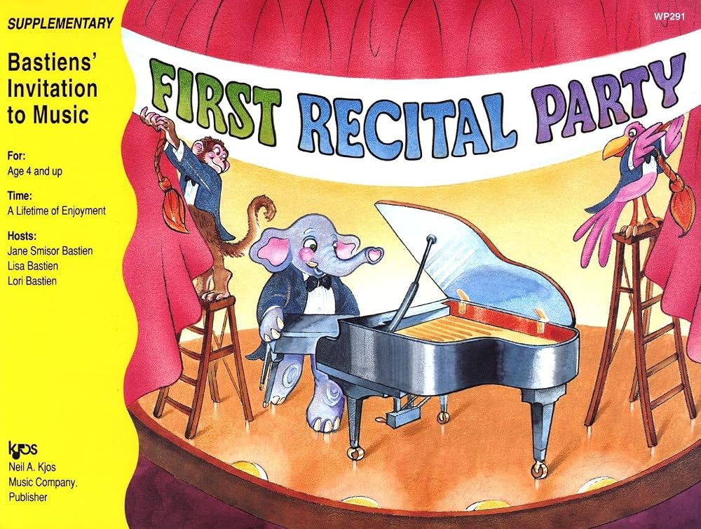 WP291 - Bastiens Invitation to Music First Recital Party Book C cover image